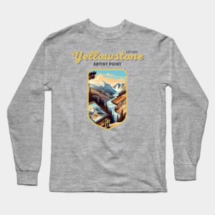 USA - NATIONAL PARK - YELLOWSTONE - Yellowstone Artists Point - 8 Long Sleeve T-Shirt